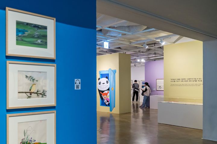 [서울=뉴시스]삼화페인트, '타카하타 이사오展'에 친환경 페인트 지원.(사진=삼화페인트 제공) *재판매 및 DB 금지