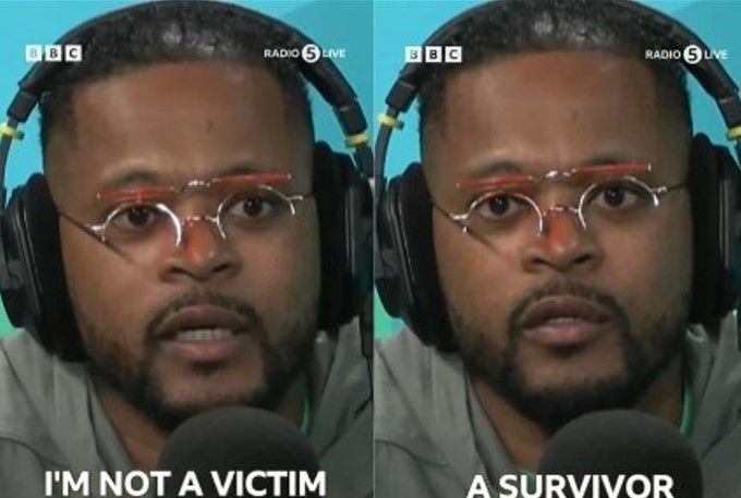 [서울=뉴시스] 박지성의 절친한 친구로 알려진 맨체스터 유나이티드 출신 파트리스 에브라가 어린 시절 성적 학대를 당했다고 고백했다(사진= BBC 라디오 5 라이브 갈무리) *재판매 및 DB 금지