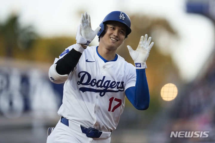 [로스앤젤레스=AP/뉴시스]LA 다저스 오타니 쇼헤이. 2024.05.07. 