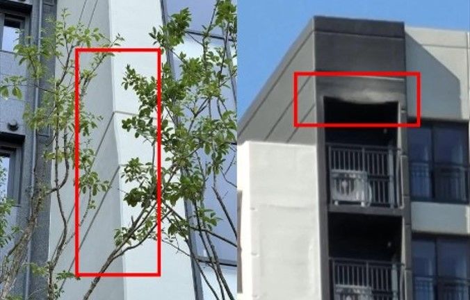 [서울=뉴시스] 이번 달 말 입주를 앞둔 한 신축 아파트에서 건물 외벽과 콘크리트 골조가 휘는 등의 하자가 발견됐다(사진= 보배드림 갈무리) *재판매 및 DB 금지