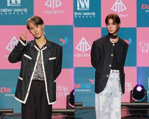 [서울=뉴시스] 그룹 어센트 카일, 레온. (사진=뉴웨이즈 컴퍼니 제공) 2024.05.07. photo@newsis.com *재판매 및 DB 금지