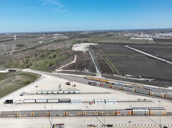 [서울=뉴시스]삼성전자 테일러 공장 인근의 RCR철도 물류단지 전경. (사진=RCR Rail Co. 제공) 2024.05.07. photo@newsis.com *재판매 및 DB 금지