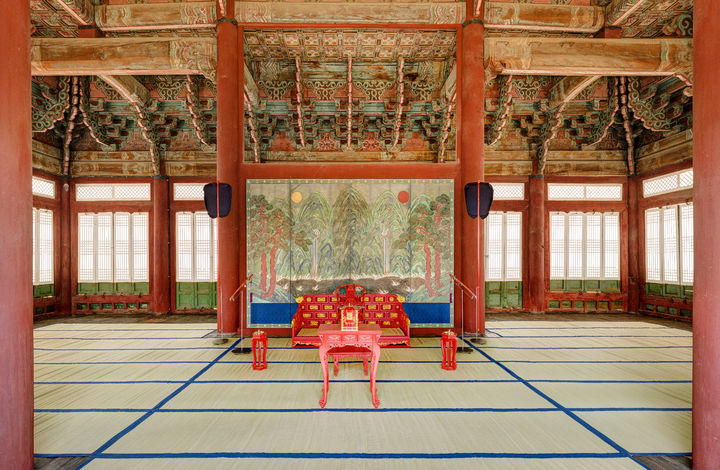 [서울=뉴시스] 경복궁 사정전 내부 정면 (사진=문화재청 제공) 2024.05.07. photo@newsis.com *재판매 및 DB 금지