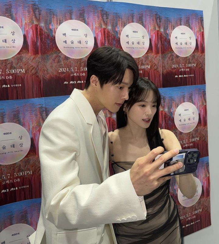 [서울=뉴시스] 장기용(왼쪽), 천우희. (사진=천우희 인스타그램 캡처) 2024.05.08. photo@newsis.com *재판매 및 DB 금지