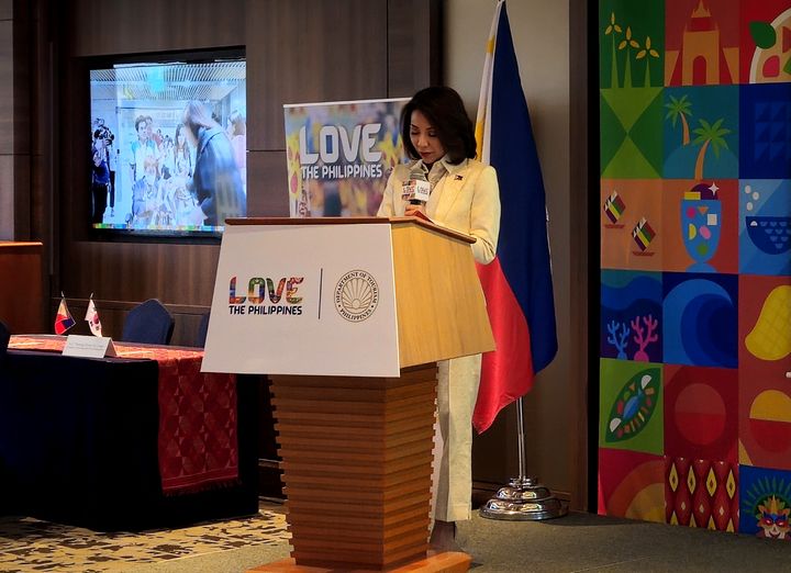 크리스티나 가르시아 프라스코 필리핀 관광부 장관이 8일 서울 소공동 롯데호텔에서 국내 언론과 간담회를 가졌다. 박주연 기자 photo@newsis.com *재판매 및 DB 금지