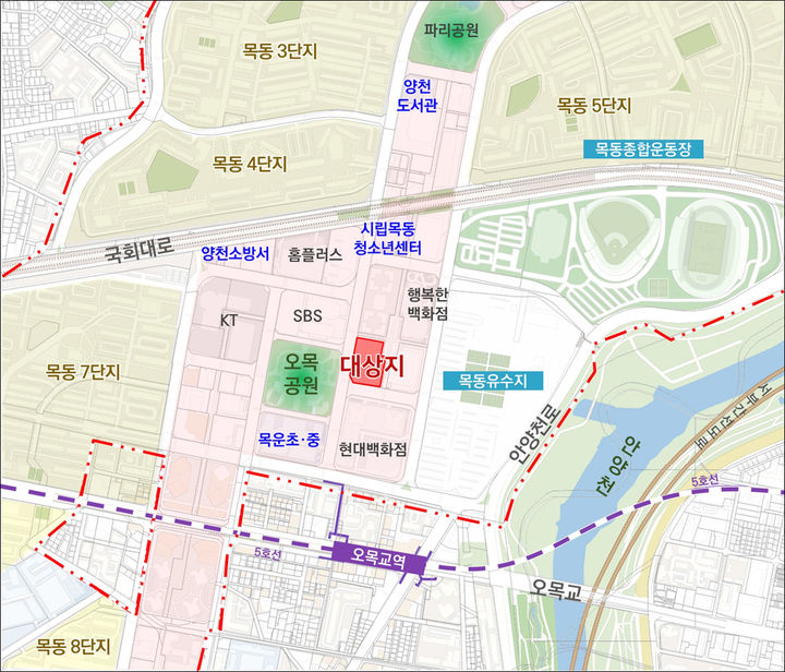 [서울=뉴시스]양천구 CBS부지 위치도. 2024.05.09. (사진=서울시 제공) *재판매 및 DB 금지