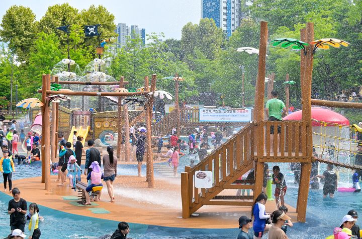 보물섬 물놀이장. *재판매 및 DB 금지