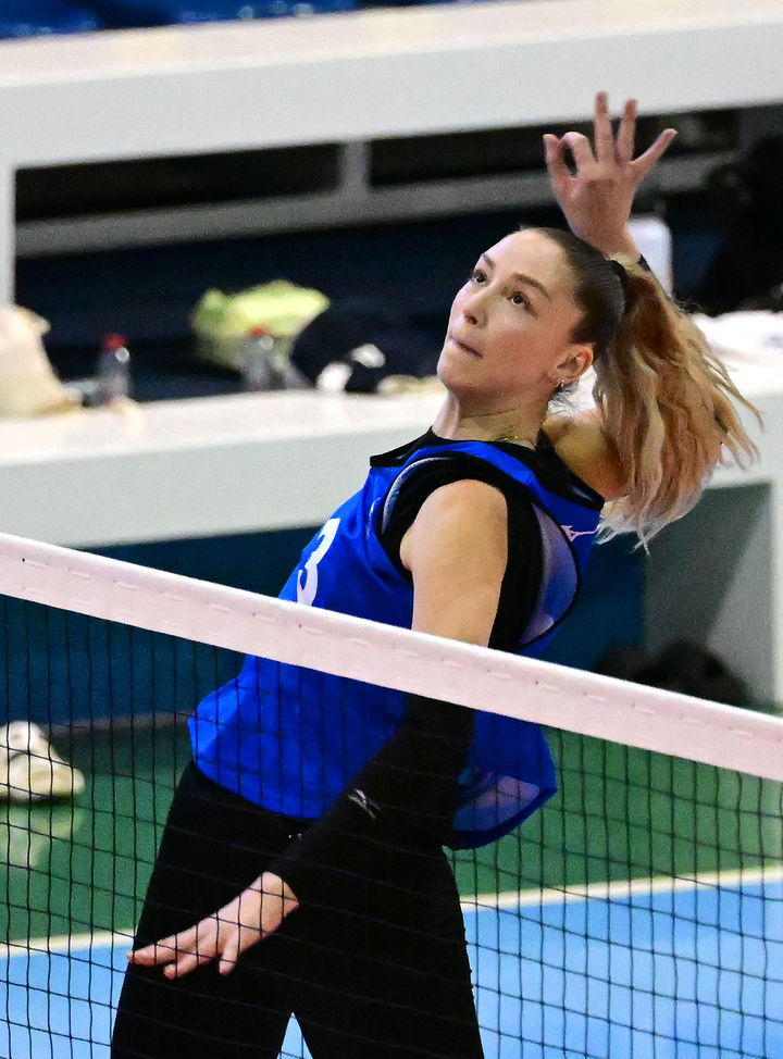 외국인 선수 드래프트에서 전체 1순위로 페퍼저축은행의 지명을 받은 바르바라 자비치. 2024.05.09. (사진=한국배구연맹 제공) *재판매 및 DB 금지