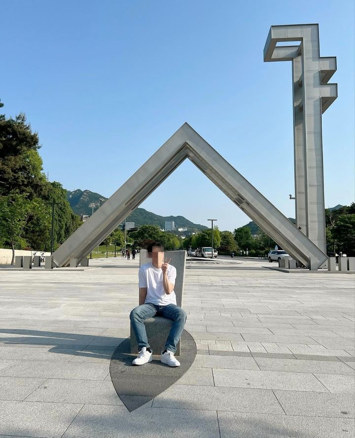 [서울=뉴시스] 윤후. (사진=김민지 인스타그램 캡처) 2024.05.10. photo@newsis.com *재판매 및 DB 금지