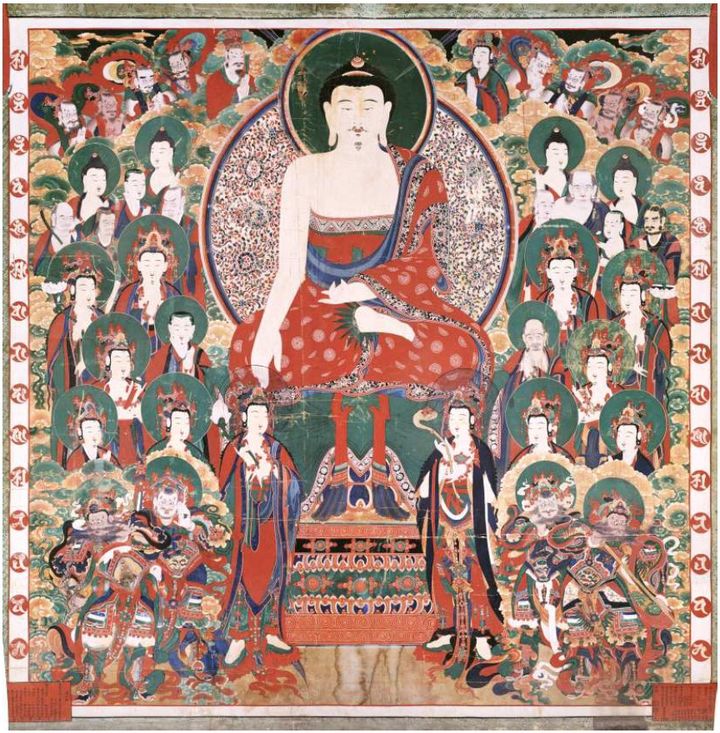 [서울=뉴시스] 영덕 장륙사 영산회상도 (사진=문화재청 제공) 2024.05.10. photo@newsis.com *재판매 및 DB 금지