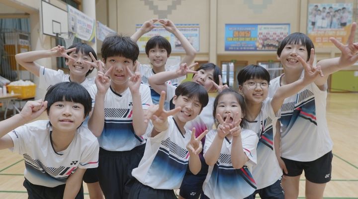 [무안=뉴시스] 화순만연초 배드민턴부. (사진 = 전남교육청 제공). 2024.05.11. photo@newsis.com *재판매 및 DB 금지