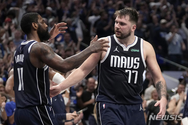 [댈러스=AP/뉴시스] NBA 댈러스 매버릭스 루카 돈치치. 2024. 5. 11.