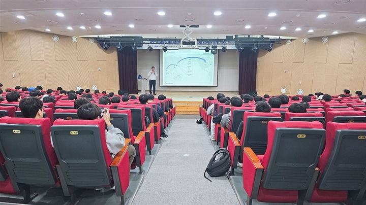 만도브로제 인사담당자 초청 취업 특강 모습. *재판매 및 DB 금지