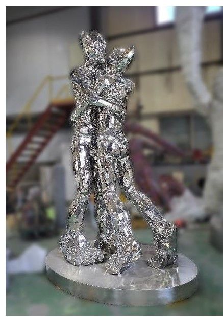 김성복, 사랑은 그리움을 남기고 별이 되다, 1950x1200x3000mm,스테인레스스틸,2024 *재판매 및 DB 금지