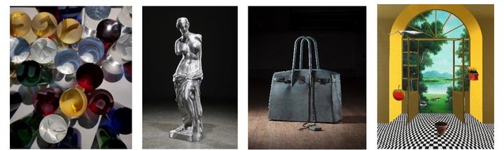 청작화랑 고성희 기억의 연습-24, 컬러유리, 2024, 금산갤러리 박승모 Venus, 67×215×67cm, Aluminum, wire, fiber glass, lifecasting, 2010 갤러리위 김선영 갤러리 가이아 유선태 VESSEL, 180x230 cm, Steel, Stainless steel, Urethane coating, 2022 말과 글, 130x162cm acrylic on canvas, 2023 *재판매 및 DB 금지