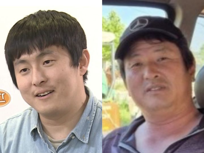 [서울=뉴시스] 13일 온라인 커뮤니티에 방송인 기안84와 닮았다는 한 일반인의 사진이 올라와 관심이 집중되고 있다. 왼쪽부터 순서대로 기안84와 일반인 남성의 사진. (사진=온라인 커뮤니티 '보배드림') 2024.5.14 *재판매 및 DB 금지