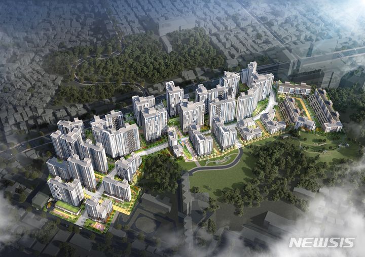 [서울=뉴시스]방배13구역 조감도.