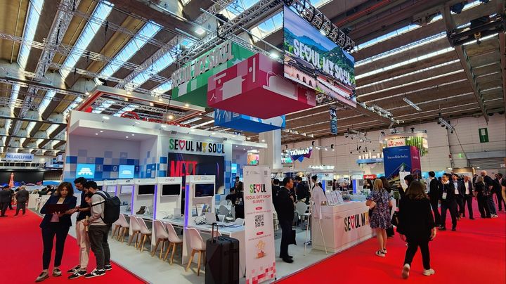 서울관광재단은 14~16일(현지시간) 독일 프랑크푸르트에서 열린 유럽 최대 마이스 전시회 'IMEX 프랑크푸르트'에서 서울 홍보관을 운영했다. (사진=서울관광재단 제공) photo@newsis.com *재판매 및 DB 금지