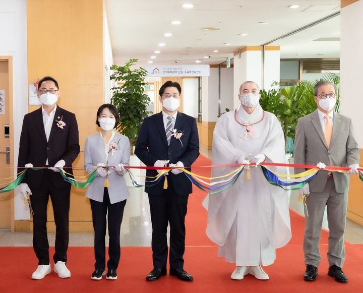 [수원=뉴시스] 오병권 경기도 행정1부지사가 동국대학교 일산병원 5층 대강당에서 열린 경기북부 권역 난임·우울증 상담센터 개소식에 참석했다. (사진=경기도 제공) *재판매 및 DB 금지