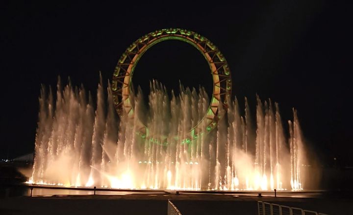 [여수=뉴시스] 여수세계박람회장 빅오 해상분수쇼. (사진=여수광양항만공사 제공) 2026.04.17. photo@newsis.com *재판매 및 DB 금지