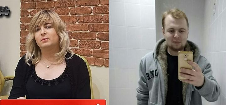 로만 알료신의 여성 시절(왼쪽)과 남성 복귀를 선언한 후의 프로필 사진 (출처=로만 알료신 텔레그램) *재판매 및 DB 금지