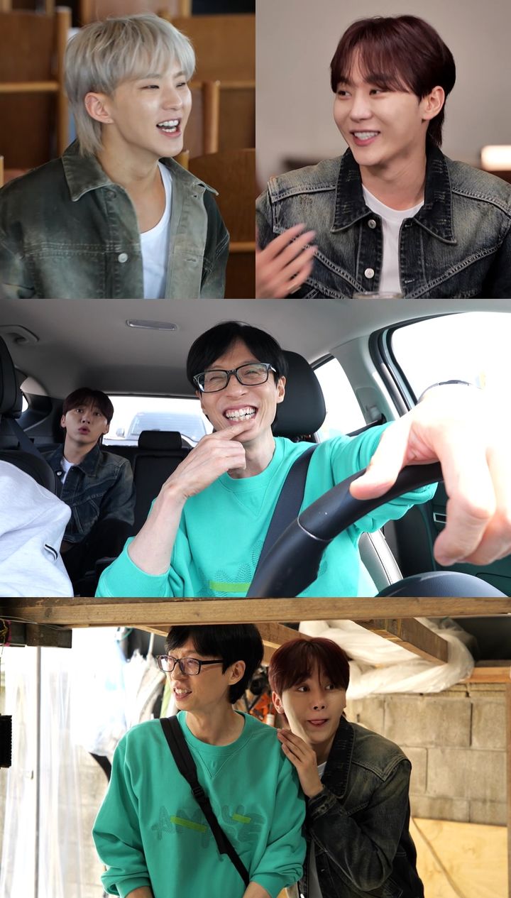 [서울=뉴시스] 18일 오후 6시30분 방송되는 MBC TV 예능물 '놀면 뭐하니?'에서는 멤버들이 소속사 구내식당에 초대를 해줬던 승관과 영케이에게 '갓생 음식'을 대접하는 모습이 그려진다. (사진=MBC '놀면 뭐하니?' 제공) 2024.05.17. photo@newsis.com *재판매 및 DB 금지