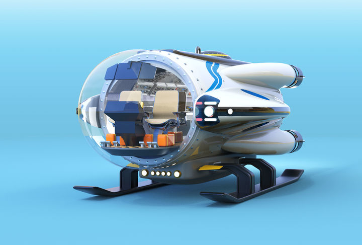 [안동=뉴시스] 천해용 유인잠수정. (사진=경북도 제공) 2024.05.20 *재판매 및 DB 금지