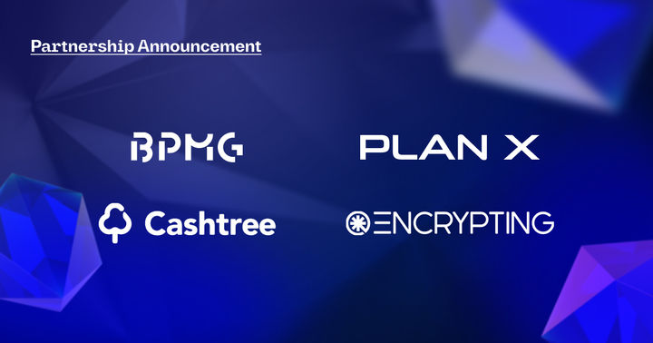 비피엠지·캐시트리·인크립팅·플랜엑스랩, 웹3 사업 협력