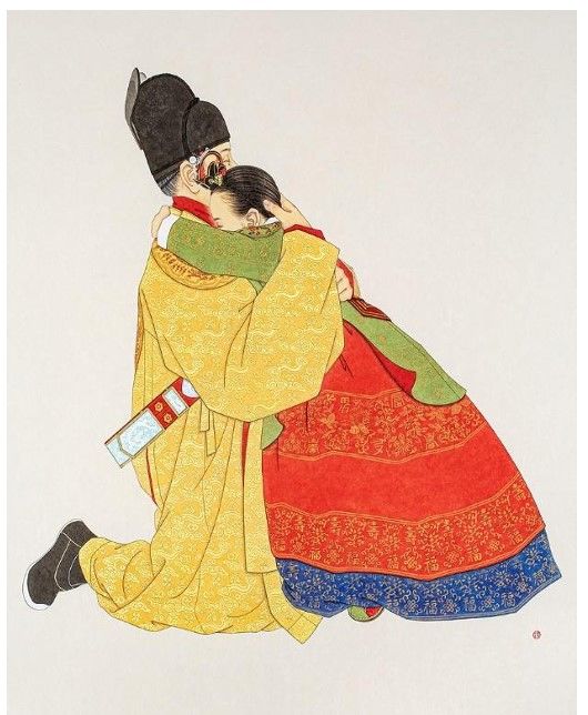 덕혜, 2023, 장지에 채색, 88x74cm *재판매 및 DB 금지