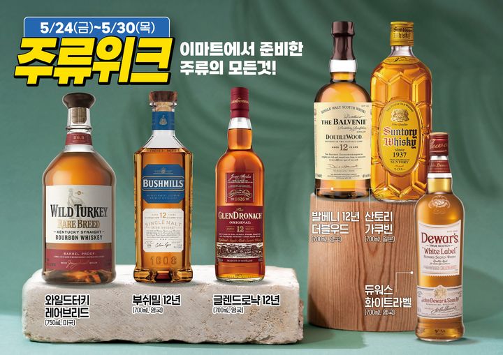 이마트 인기 위스키 할인전(사진=이마트 제공) *재판매 및 DB 금지