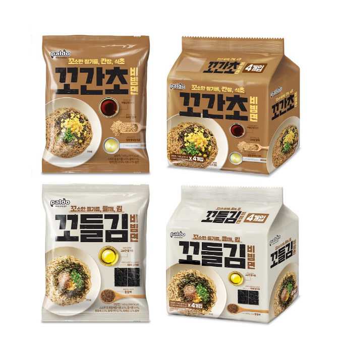 '꼬들김'과 '꼬간초' 제품 모습.(사진=팔도 제공) *재판매 및 DB 금지