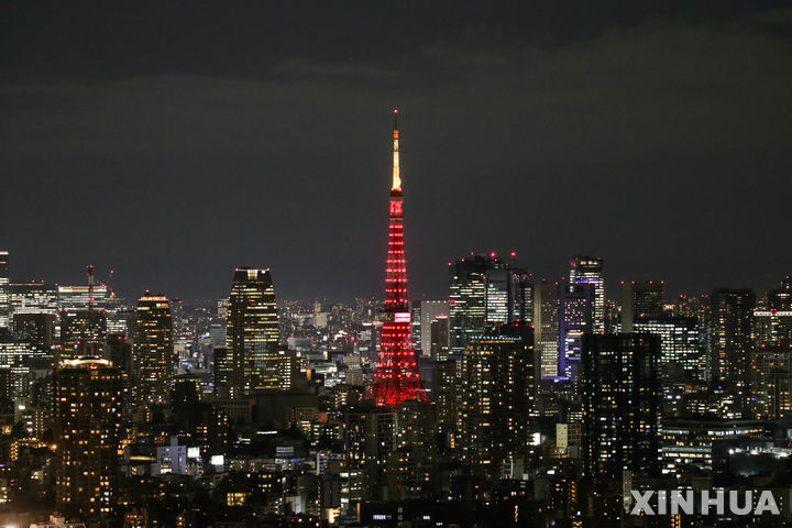 [도쿄=신화/뉴시스]일본 정부가 도쿄·오사카·후쿠오카·홋카이도 등 4개 도시를 금융·자산운용특구로 지정한다고 발표했다. 사진은 지난 2월9일 일본 도쿄에 위치한 도쿄타워 일대 시내. 2024.06.05.