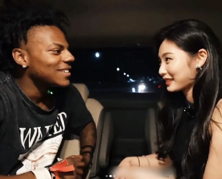 유튜버 아이쇼스피드(IShowSpeed)와 크리에이터 에이미(사진 출처 : 에이미(___amy.h) 인스타그램 계정) *재판매 및 DB 금지