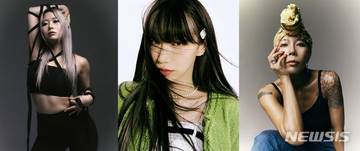 [광주=뉴시스] 국립아시아문화전당, 5·18민주광장에서 '2024광주스트릿컬처 페스타'. 왼쪽부터 왁씨, 바다, 베이비슬릭. (사진=광주시청 제공). photo@newsis.com *재판매 및 DB 금지