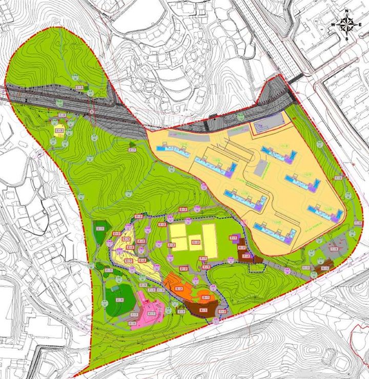 [청주=뉴시스] 충북 청주시 홍골근린공원 사업계획도. (사진=청주시 제공) 2024.05.29. photo@newsis.com *재판매 및 DB 금지