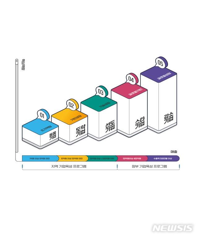 [전주=뉴시스] 전라북도 성장사다리 육성체계. (사진=전북특별자치도 제공) 2024.05.29. photo@newsis.com&nbsp; *재판매 및 DB 금지