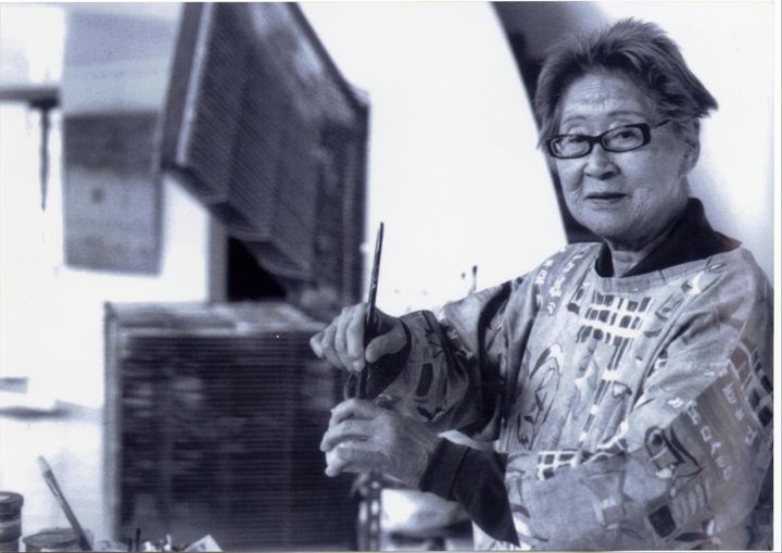 [진주=뉴시스]진주출신 이성자 화백.(사진=진주시 제공).2024.05.29.photo@newsis.com *재판매 및 DB 금지