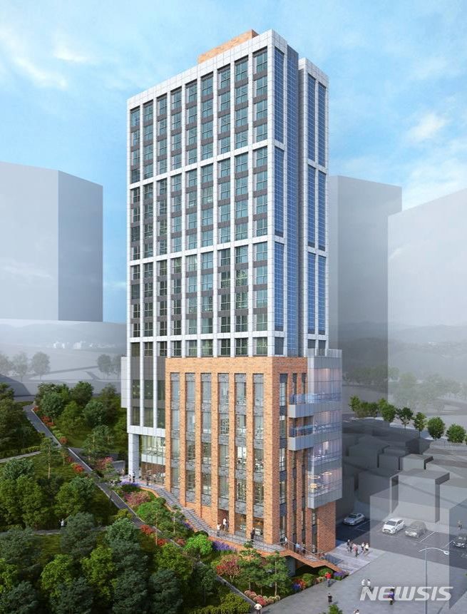 [서울=뉴시스]서울역과 남산 사이에 위치한 쪽방촌 밀집지역인 '양동구역'이 33층 규모의 업무시설과 18층 규모의 주거시설로 탈바꿈한다. 사진은 18층 규모 주거시설. (사진=서울시 제공). 2024.05.30. photo@newsis.com 