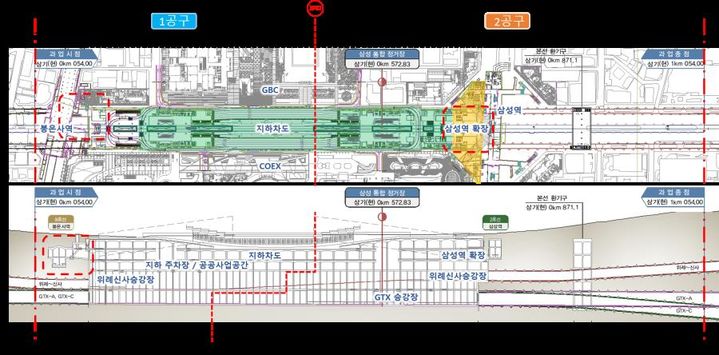 [서울=뉴시스]영동대로 지하공간 복합개발 건축·시스템 공사 사업개요. 2024.05.30. (사진=서울시 제공) *재판매 및 DB 금지