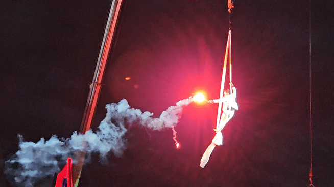 공연문화축제 '춘천마임축제'가 지난달 31일부터 오는 2일까지 '불의도시;도깨비난장'을 이어간다. 박주연 기자 photo@newsis.com