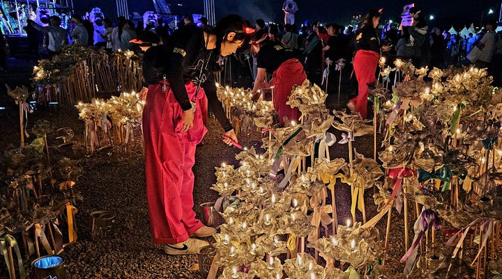 공연문화축제 '춘천마임축제'가 지난달 31일부터 오는 2일까지 '불의도시;도깨비난장'을 이어간다. 박주연 기자 photo@newsis.com  *재판매 및 DB 금지