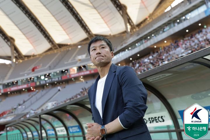 [서울=뉴시스] 프로축구 K리그1 광주FC의 이정효 감독. (사진=한국프로축구연맹 제공)  *재판매 및 DB 금지