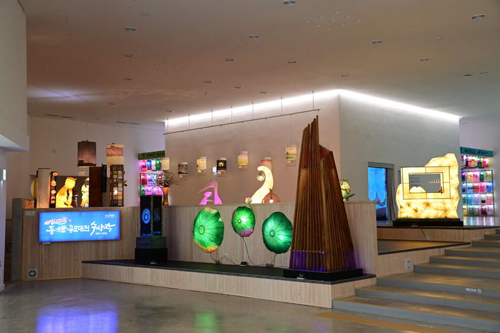 [진주=뉴시스]진주시 유등전시관 전시모습. *재판매 및 DB 금지