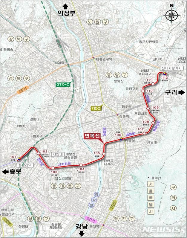 [서울=뉴시스]서울시는 면목선 경전철 사업이 기획재정부 제4차 재정사업평가위원회 예비타당성조사 심의 결과 최종 통과했다고 5일 밝혔다. (사진=서울시 제공). 2024.06.05. photo@newsis.com 