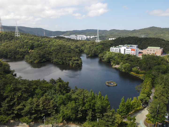 [양산=뉴시스] 녹수 유아숲체험원 전경. (사진=양산국유림관리소 제공) 2024.06.05. photo@newsis.com *재판매 및 DB 금지
