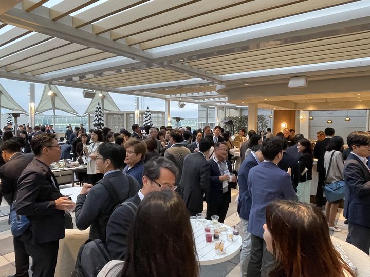 [서울=뉴시스] 코리아 나잇 리셉션 현장 전경. (사진=한국제약바이오협회 제공) 2024.06.05. photo@newsis.com *재판매 및 DB 금지