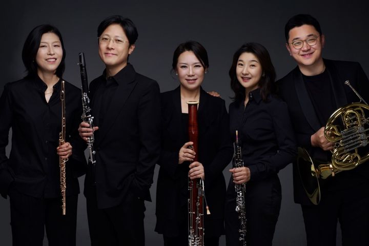 [서울=뉴시스] 목관오중주단 '에올리아 앙상블'. (사진=목프로덕션 제공) 2024.06.05 photo@newsis.com *재판매 및 DB 금지