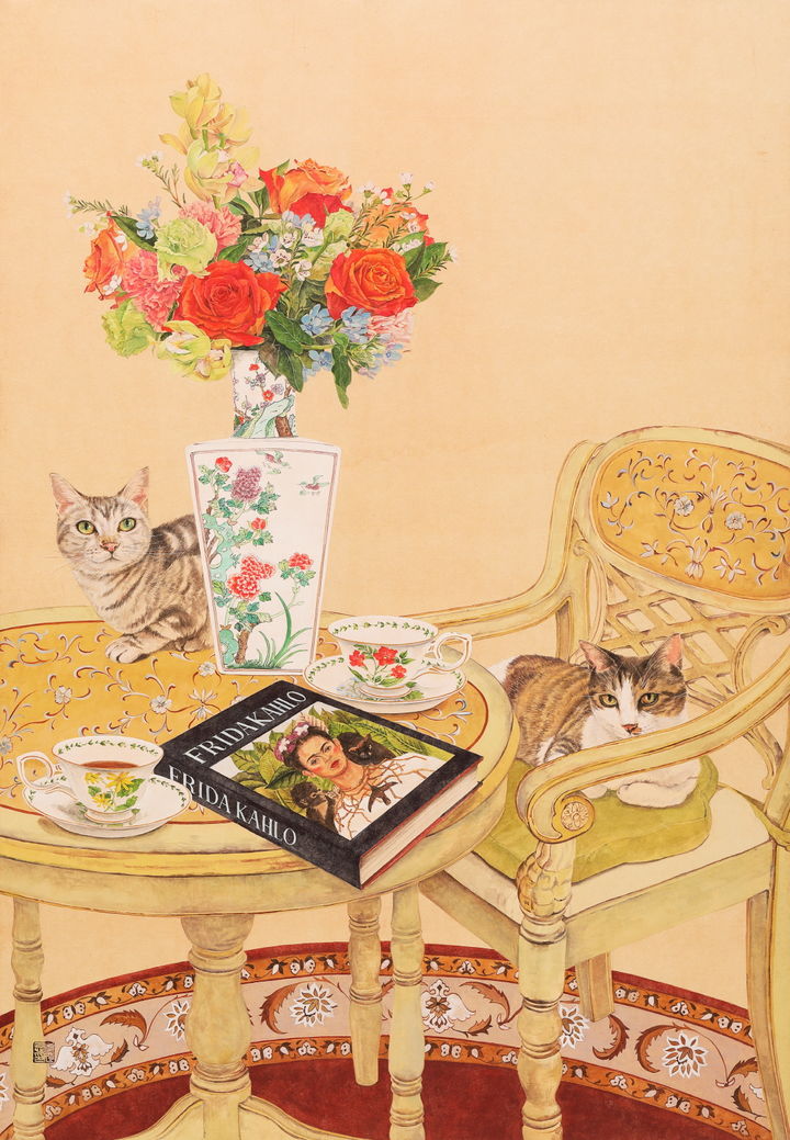 이정은 위로 1 100.5x70cm 장지에 채색 2023 *재판매 및 DB 금지