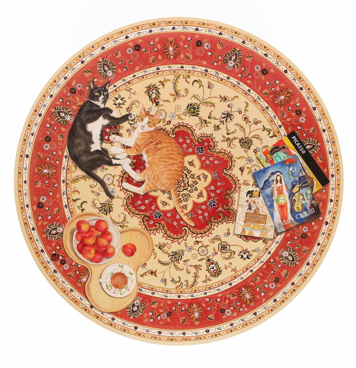 이정은 허락된 평안 8 D140cm 장지에 채색 2023 *재판매 및 DB 금지