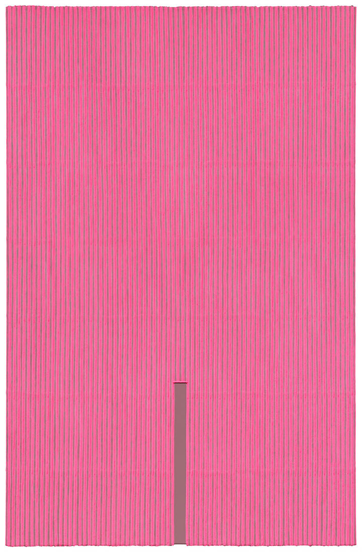 박서보(1931-2023) 〈Écriture (描法) No. 110211〉 2011 Mixed media with Korean hanji paper on canvas 200 x 130 cm © PARKSEOBO FOUNDATION 이미지 제공: 국제갤러리 *재판매 및 DB 금지